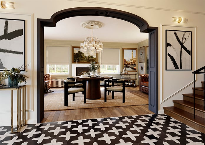 Devonshire, Mushroom - Roman Blind - Image 7